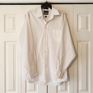 Men’s Classic White Dress Shirt